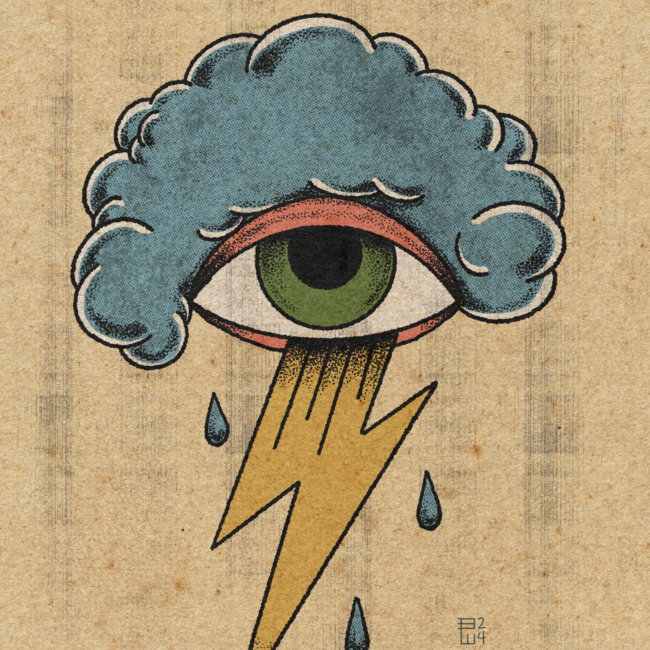Gloomy Print
