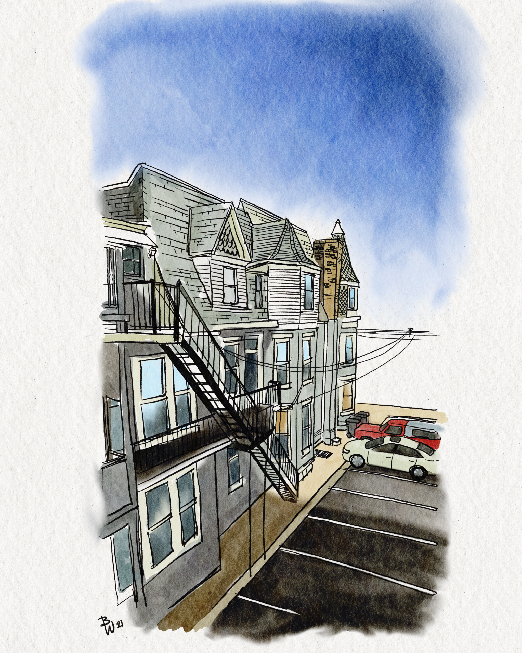 Watercolor Window