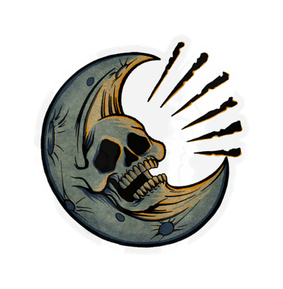 Man in the Moon Sticker