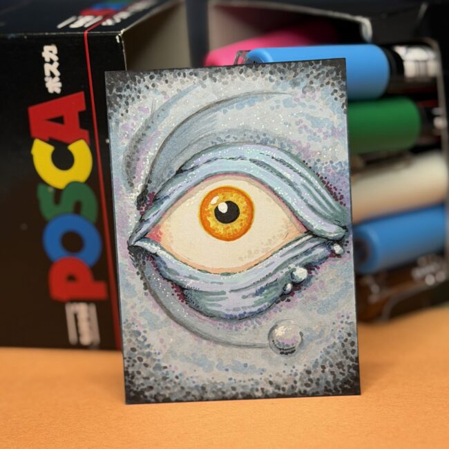 Gray Eye ACEO