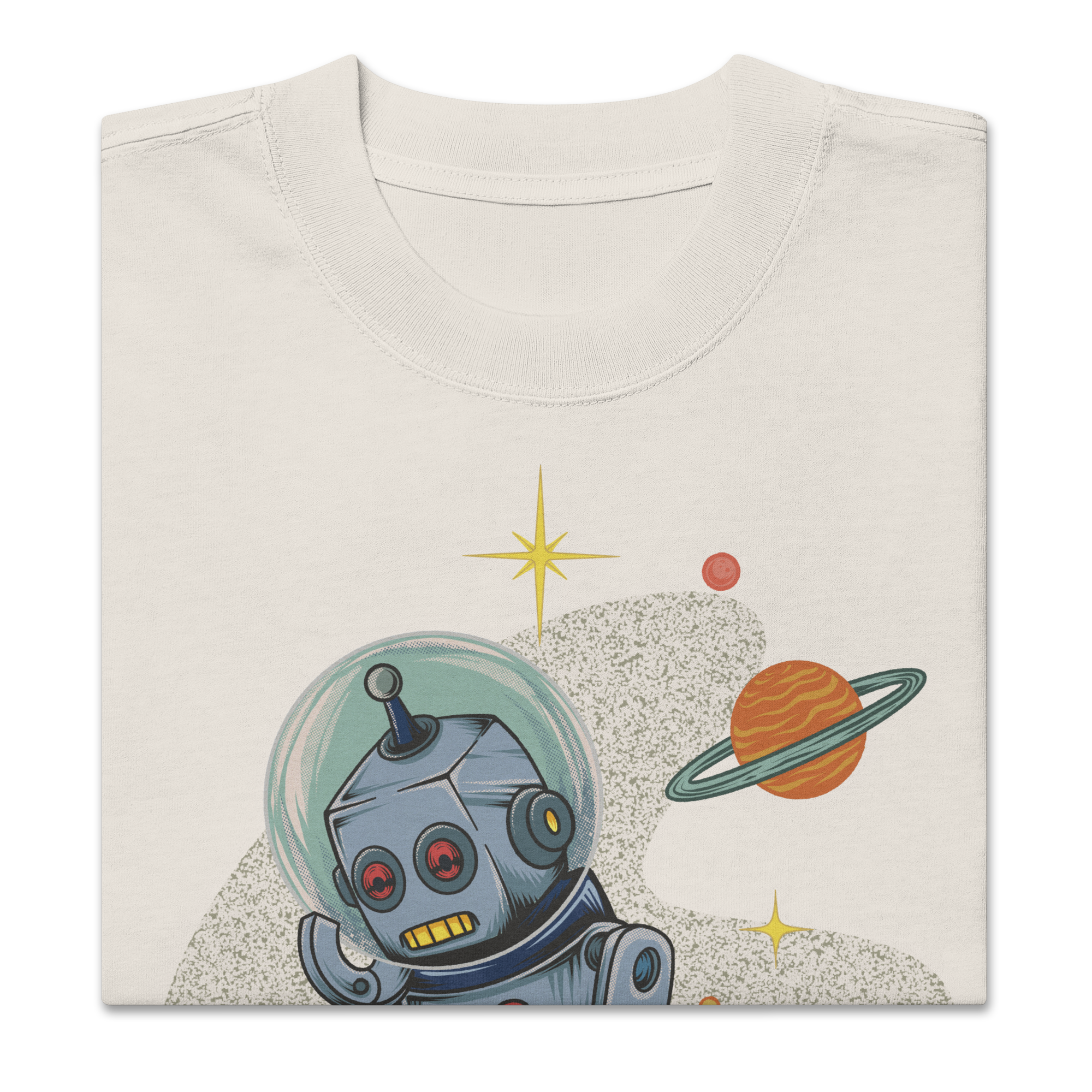 Lovesick Robot Oversized faded t-shirt - Image 2
