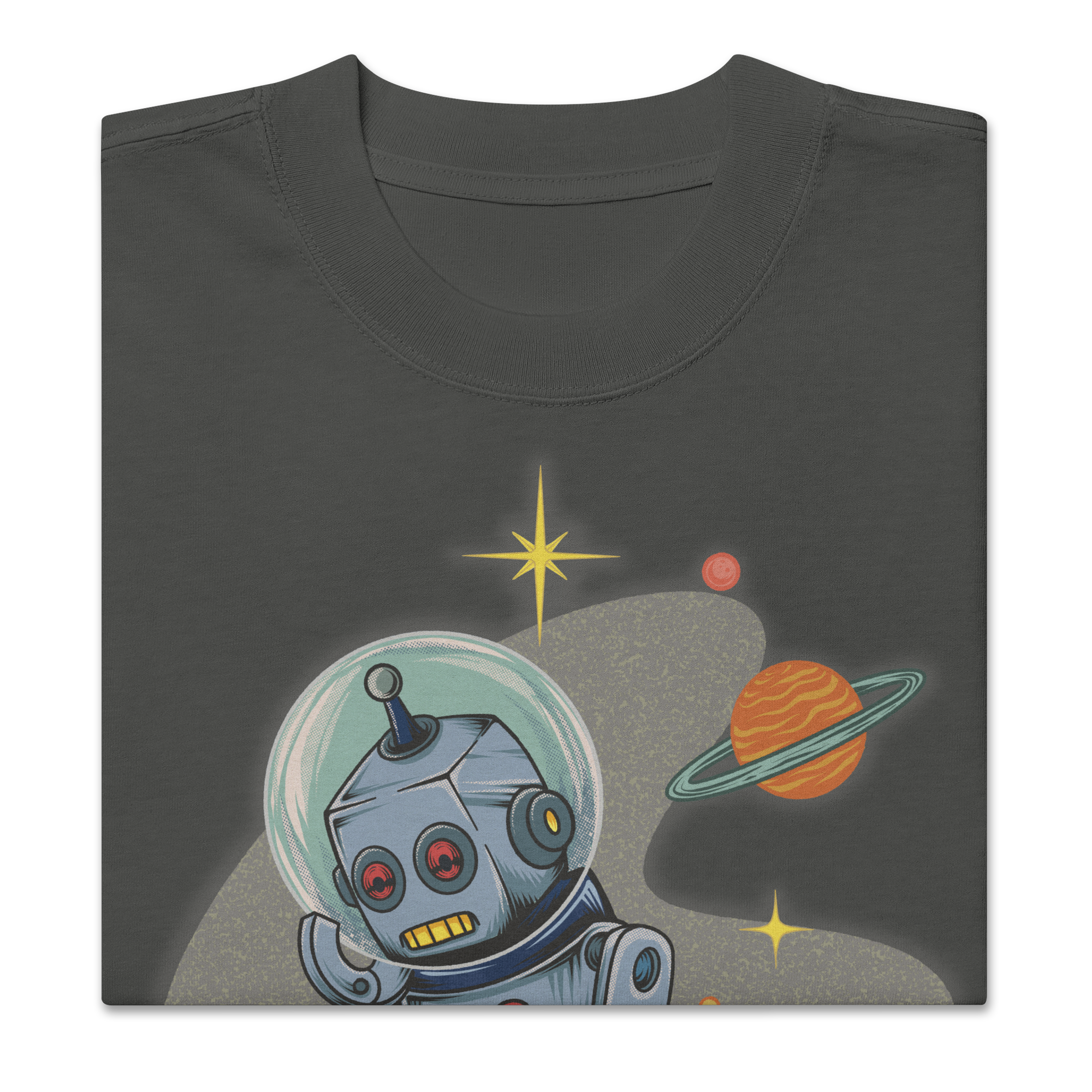 Lovesick Robot Oversized faded t-shirt - Image 3