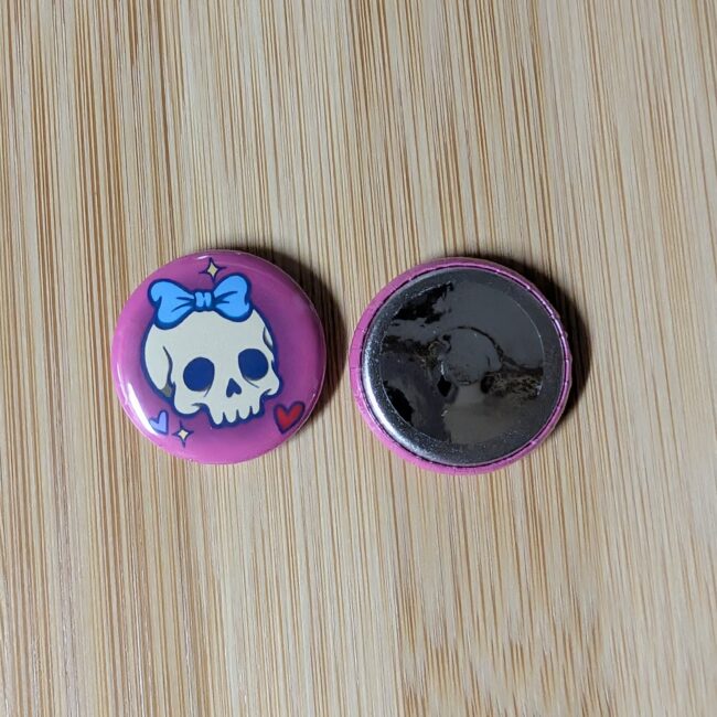 Girly Skull Magnet